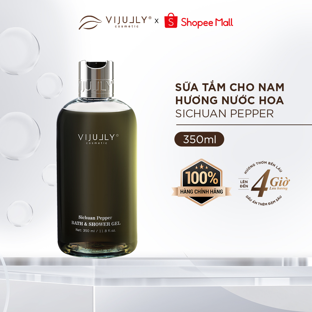 Sữa tắm Vi Jully Dưỡng da hương nước hoa dành cho Nam 350ml (Sichuan Pepper)