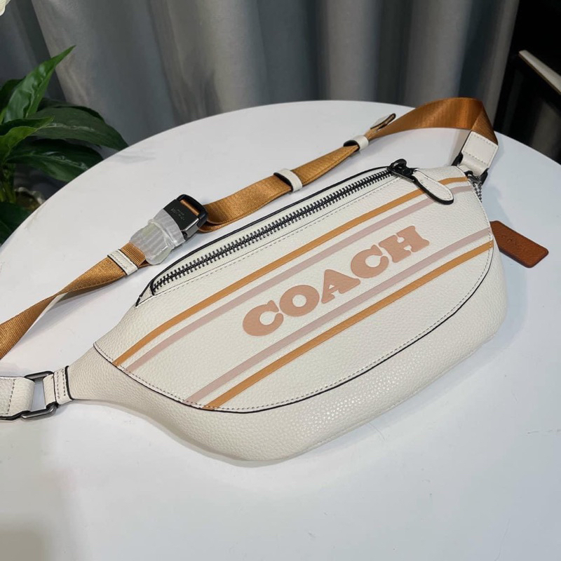 Túi bao tử unisex Coach Warren Stripe CH000