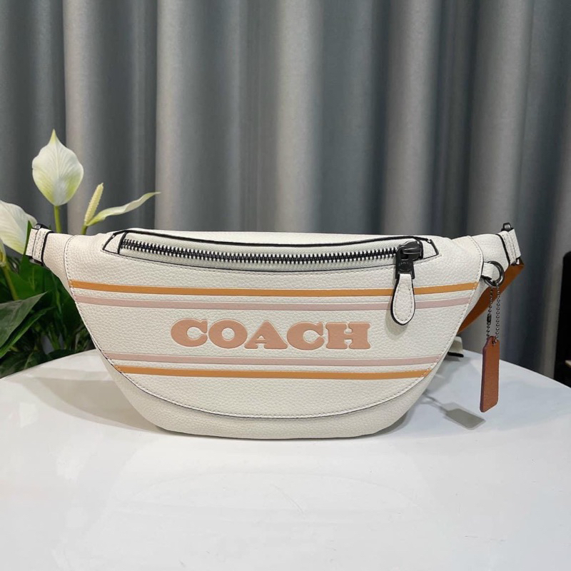 Túi bao tử unisex Coach Warren Stripe CH000