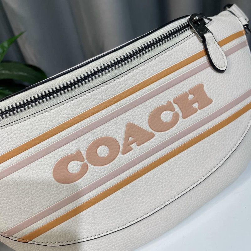 Túi bao tử unisex Coach Warren Stripe CH000