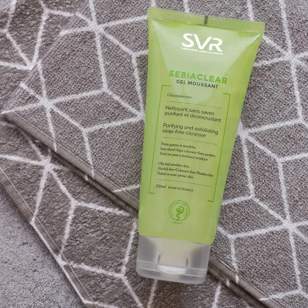 Gel Rửa Mặt SVR Không Chứa Xà Phòng Cho Da Dầu 200mlSebiaclear Gel Moussant