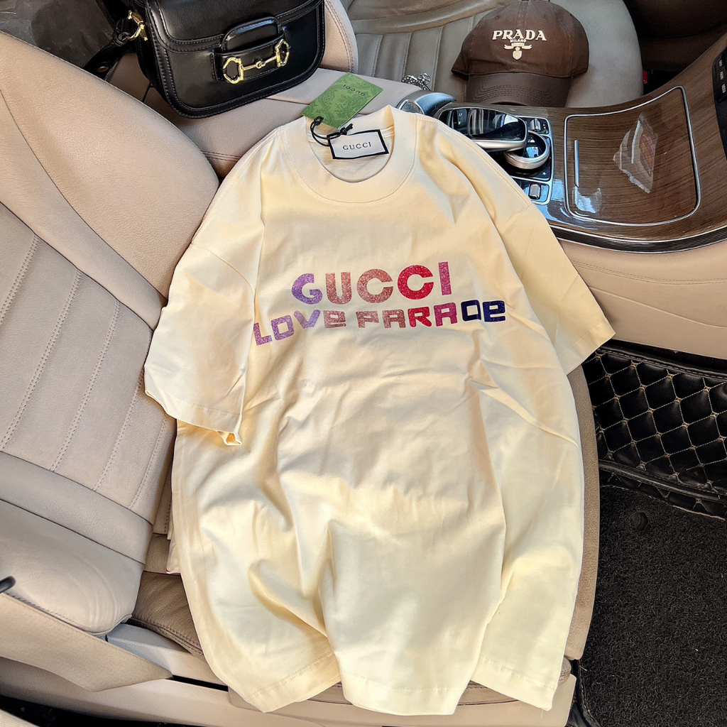 Áo Thun Guc ci Love Paraor Form Rộng Tay Lỡ Vải Cotton 100% , Áo Phông Local Brand Unisex Nam Nữ | BigBuy360 - bigbuy360.vn