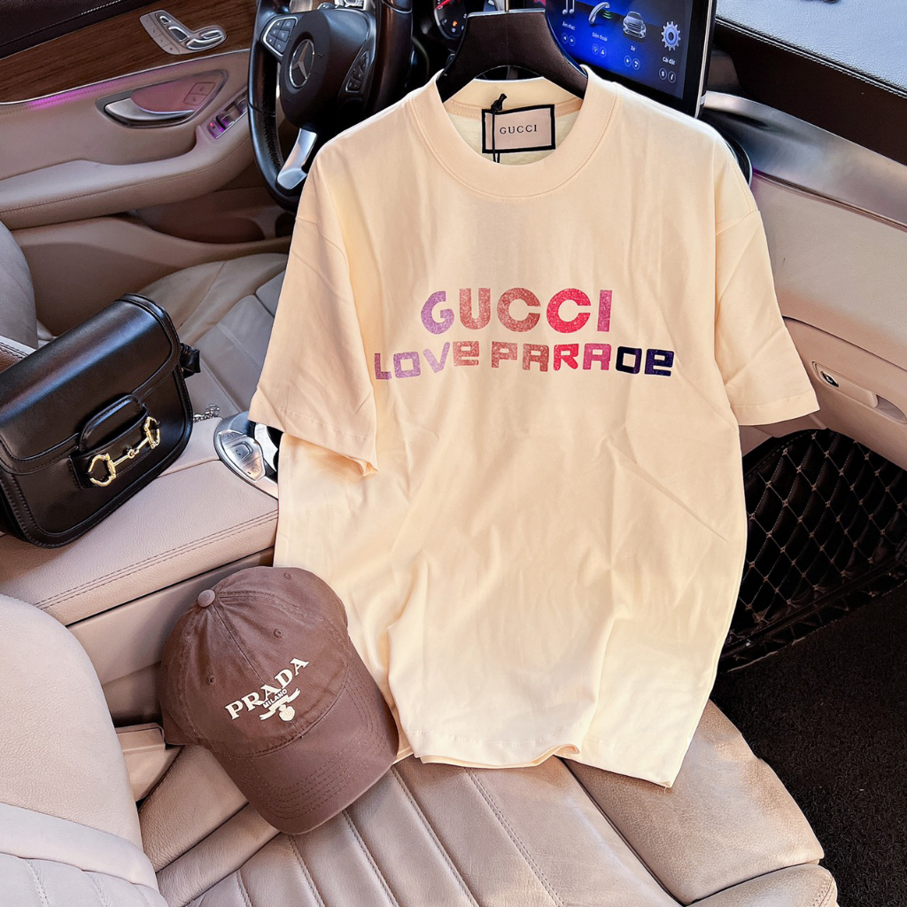 Áo Thun Guc ci Love Paraor Form Rộng Tay Lỡ Vải Cotton 100% , Áo Phông Local Brand Unisex Nam Nữ | BigBuy360 - bigbuy360.vn