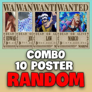 Combo 10 Poster One Piece (Mua 8 tặng 2)