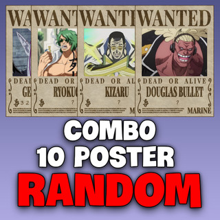 Combo 10 Poster One Piece (Mua 8 tặng 2)
