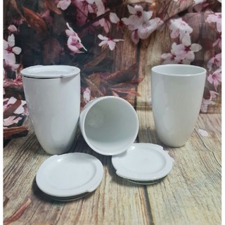 Ly dưỡng sinh có nắp sứ Minh Long - ly dưỡng sinh có nắp