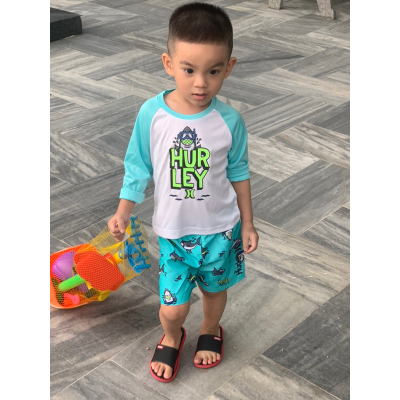 Set bơi 3 chi tiết cho bé trai xuất dư xịn 1-4y