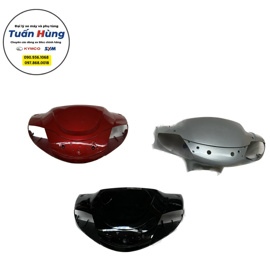 Nắp tay lái trước xe Attila Victoria gác chân bấm SYM đủ màu
