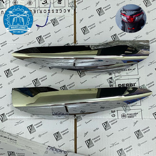 Nẹp cốp sau Piaggio liberty ABS mạ crom bóng cao cấp