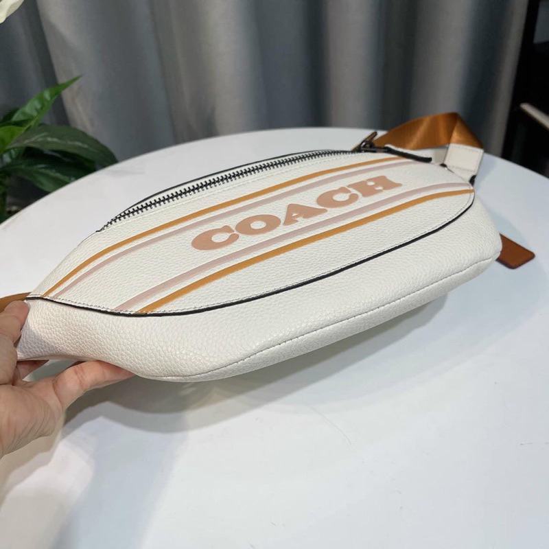 Túi bao tử unisex Coach Warren Stripe CH000