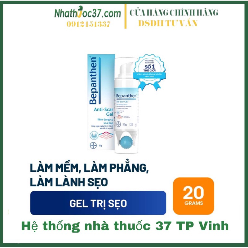 Gel ngăn ngừa Sẹo Bepanthen Anti Scar Gel - Ngăn ngừa sẹo lồi và sẹo đỏ