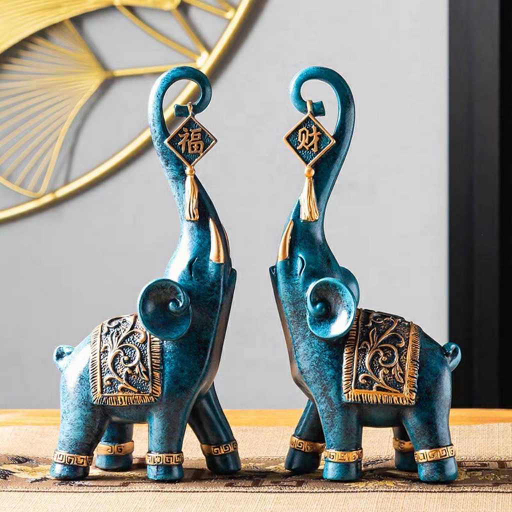 Đồ decor phong khách, tượng voi decor trang trí nhà cửa phong cách hiện đại