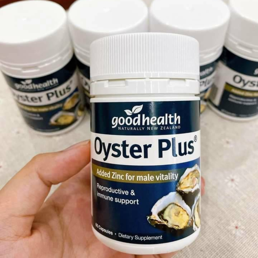 Tinh Chất Hàu Good Health Oyster Plus New Zealand giúp tăng cường sinh lý nam giới hộp 60 viên