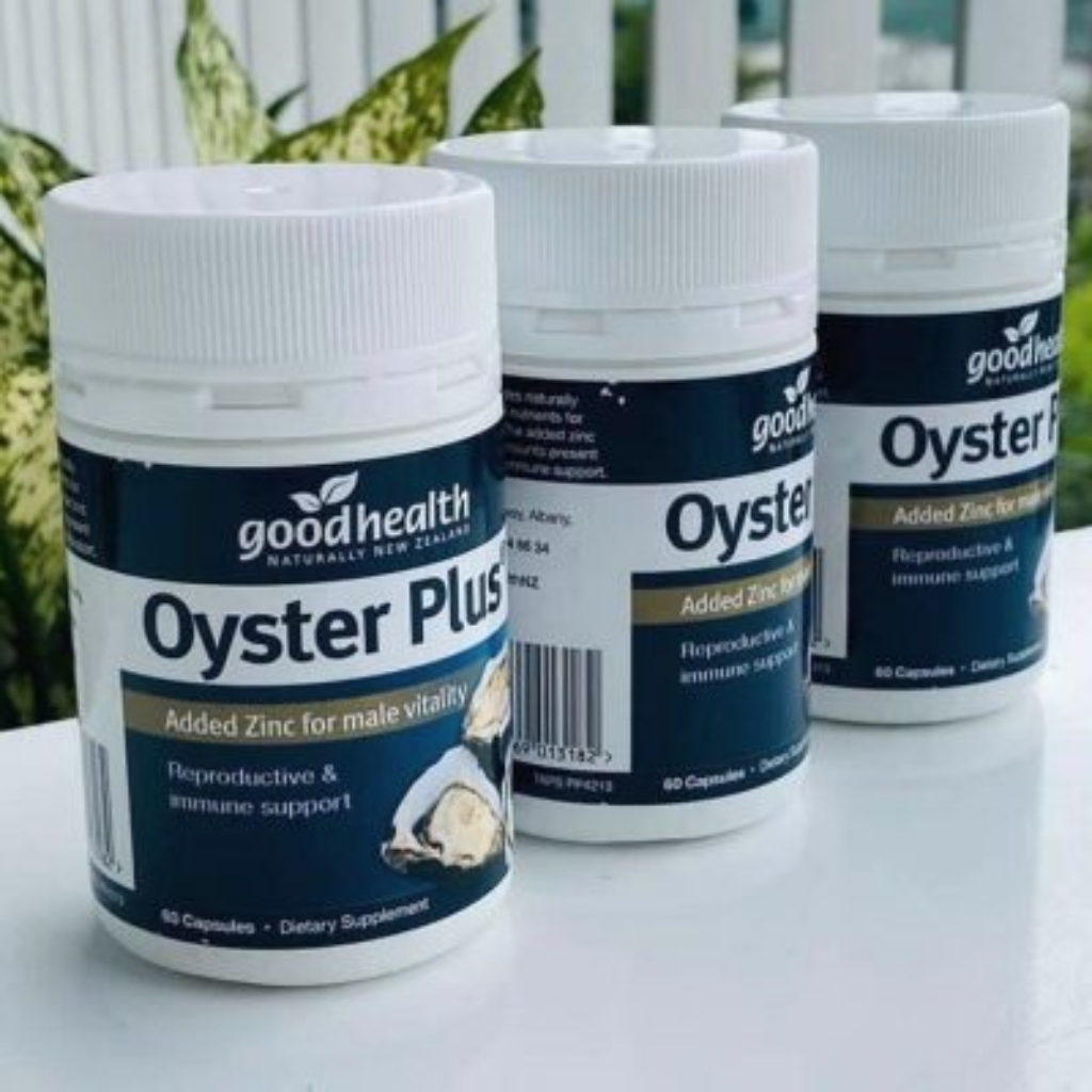 Tinh Chất Hàu Good Health Oyster Plus New Zealand giúp tăng cường sinh lý nam giới hộp 60 viên