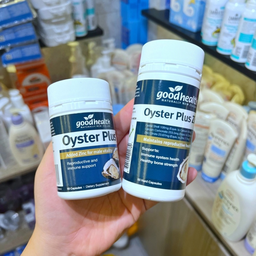 Tinh Chất Hàu Good Health Oyster Plus New Zealand giúp tăng cường sinh lý nam giới hộp 60 viên