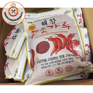 <HOT>🌶Sỉ 1 thùng bột ớt heacham Hàn Quốc 10kg cánh/ mịn