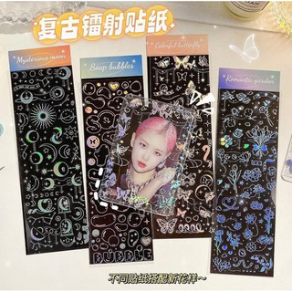 Tấm Sticker Hologram Dùng Trang Trí Top Loader, Sổ Bullet Yournal