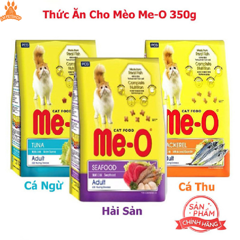 Thức ăn hạt cho mèo trưởng thành Me-O gói 350g - Thức ăn khô cho thú cưng