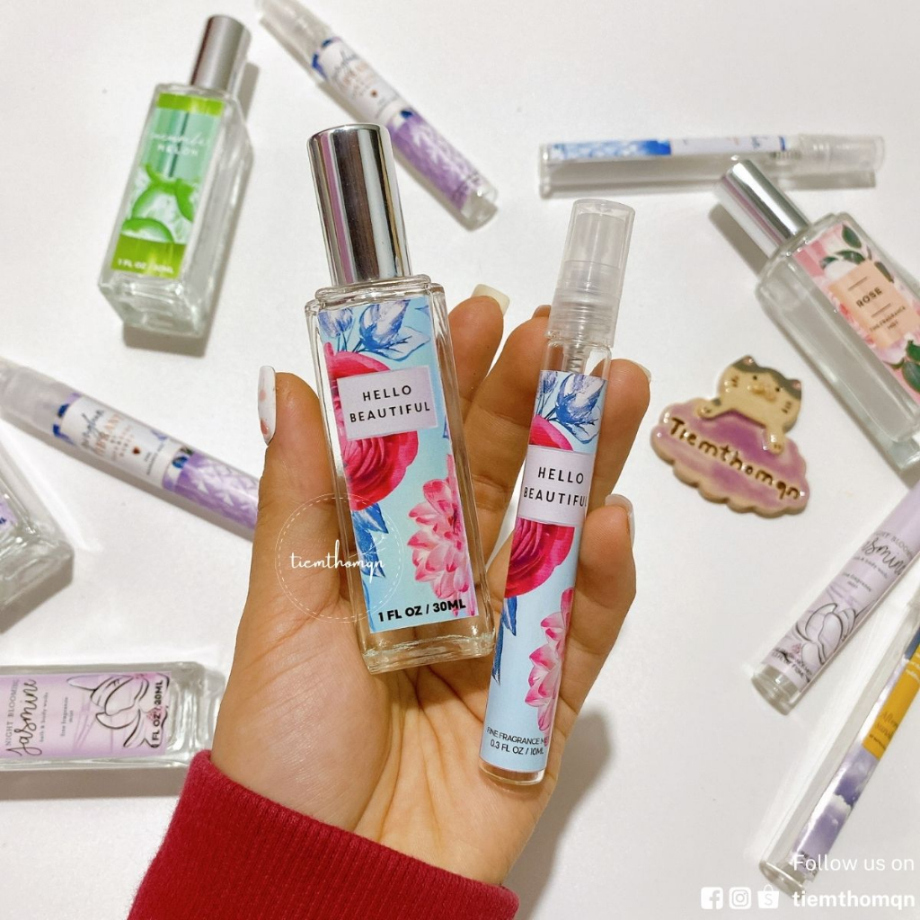 Xịt Thơm Toàn Thân Body Mist Hello Beautiful Bath & Body Works Mùi Hương Nữ Tính, Xinh Đẹp