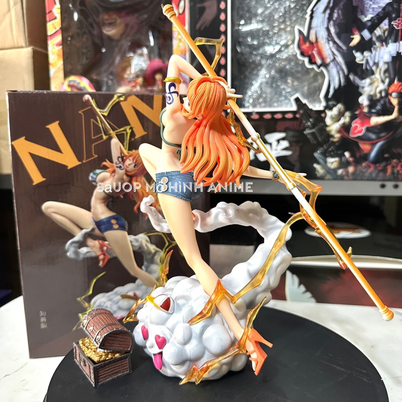 Mô hình Nami quần short cộng hưởng Zeus cao 32cm