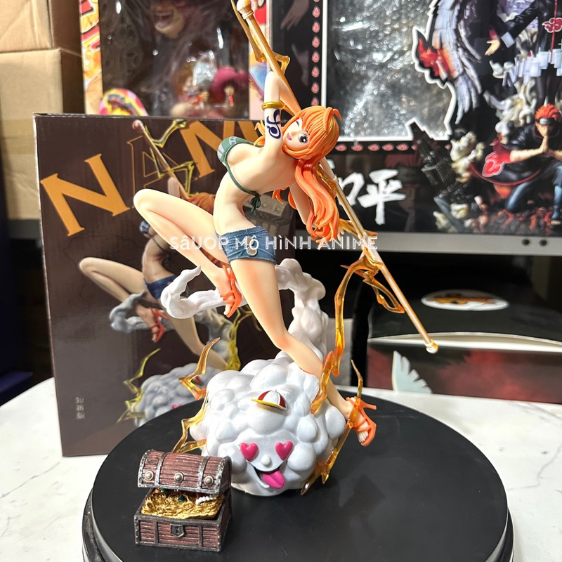 Mô hình Nami quần short cộng hưởng Zeus cao 32cm