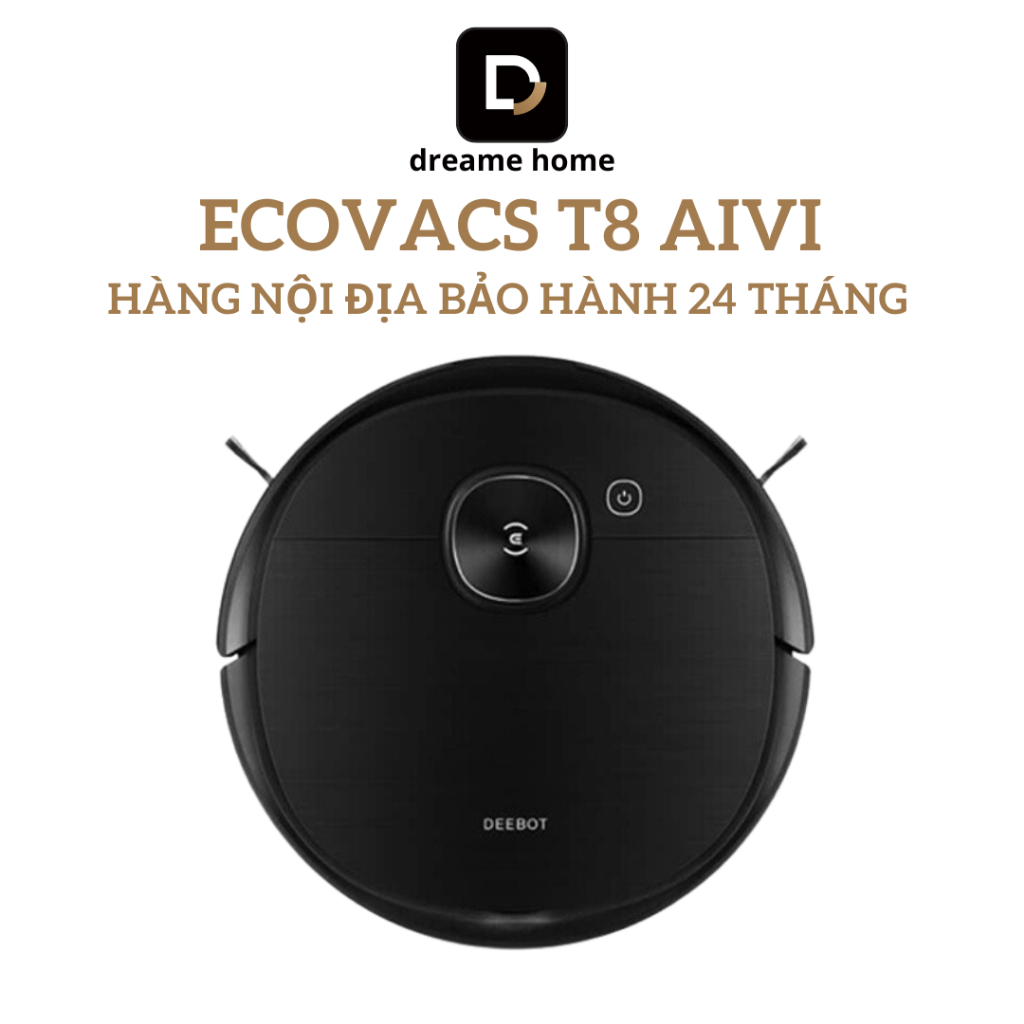 Robot Hút Bụi Lau Nhà Ecovacs Deebot T8 Aivi - Hàng chính hãng - Bảo hành 24 tháng