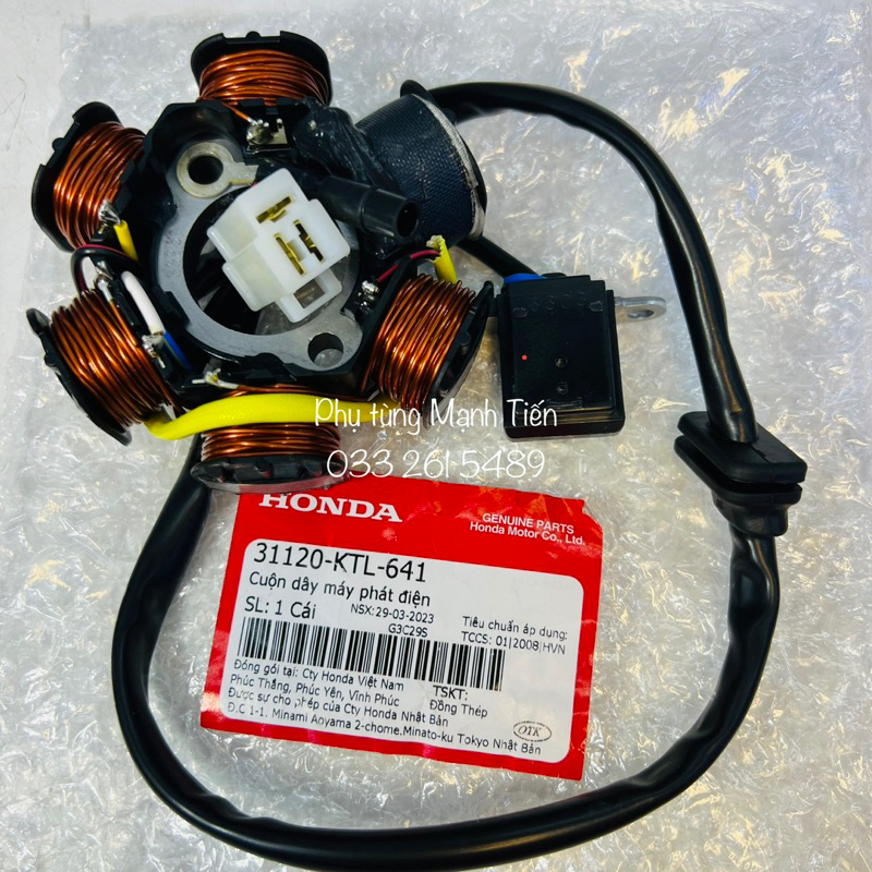 Cuộn điện Wave , Supper Dream chính hãng mã  31120-LTL-641