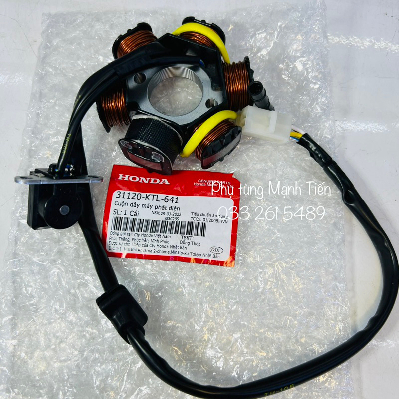 Cuộn điện Wave , Supper Dream chính hãng mã  31120-LTL-641