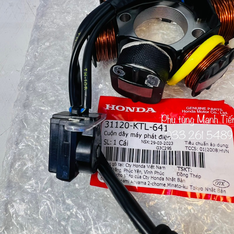 Cuộn điện Wave , Supper Dream chính hãng mã  31120-LTL-641