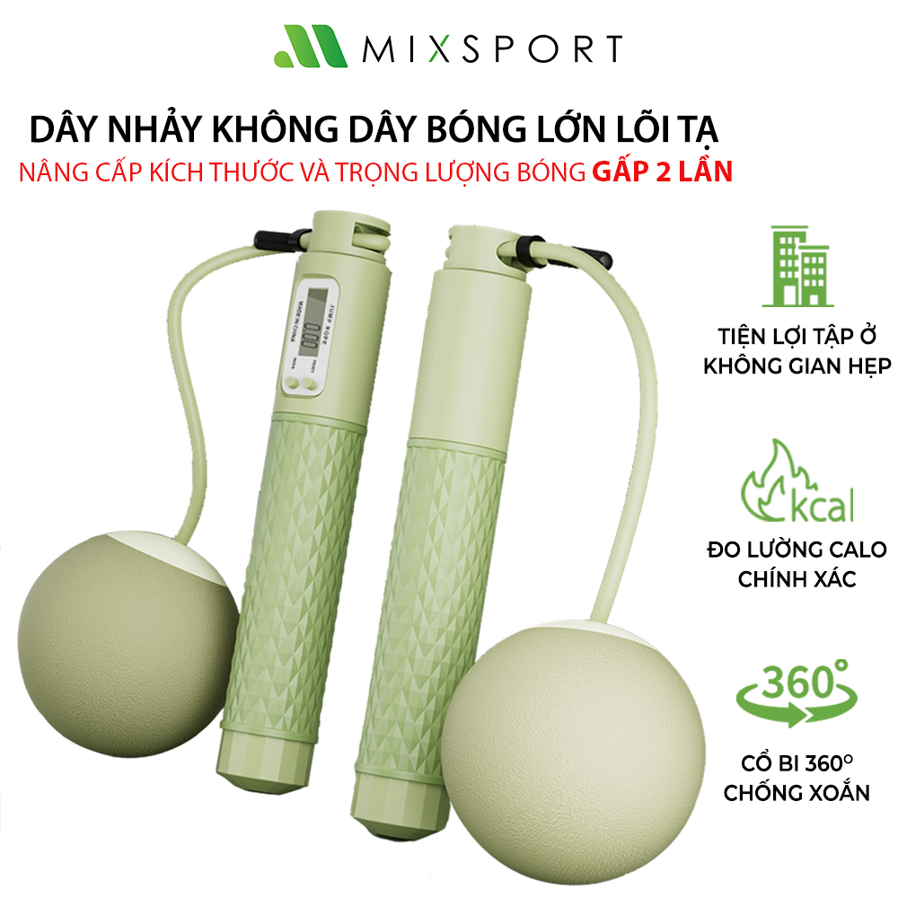 Dây Nhảy Thể Dục Đếm Số Vòng MixSport Rèn Luyện Sức Khoẻ Và Giảm Cân Hiệu Quả DTN09