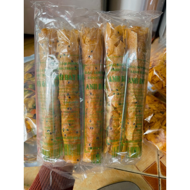 Bánh tráng cuộn mắm ruốc 10 cái