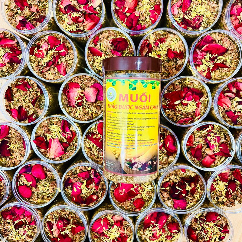 MUỐI THẢO DƯỢC NGÂM CHÂN - Hũ lớn 1kg