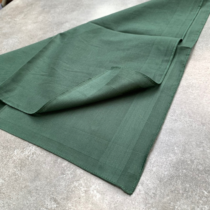 Khăn tay trơn tập thêu kích thước 40 x 40 cm chất cotton thô