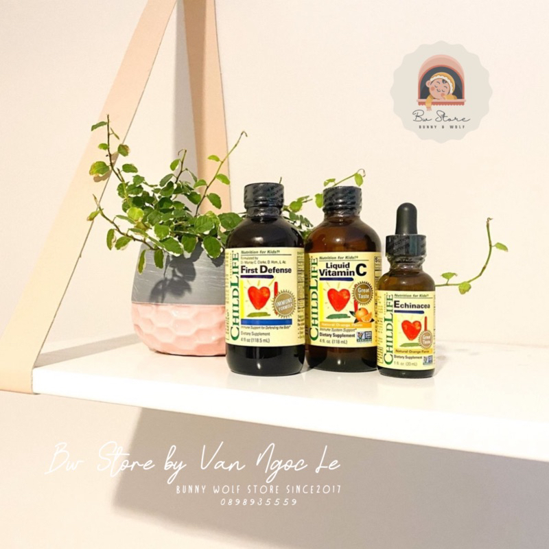 Siro Tăng Đề Kháng Childlife Echinacea USA 30ml cho bé