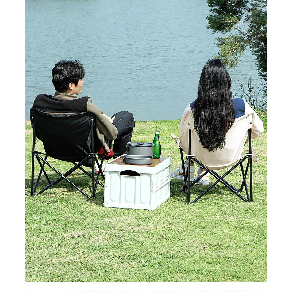 Ghế Xếp Gọn Mặt Trăng Dã Ngoại - Ghế Thư Giãn Đa Năng Hợp Kim Không Gỉ Chịu Lực Coolcampshop. | BigBuy360 - bigbuy360.vn
