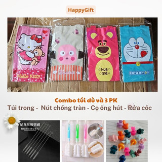 Phụ kiện bình cốc giữ nhiệt -Túi trong suốt đựng ly bình giữ nhiệt