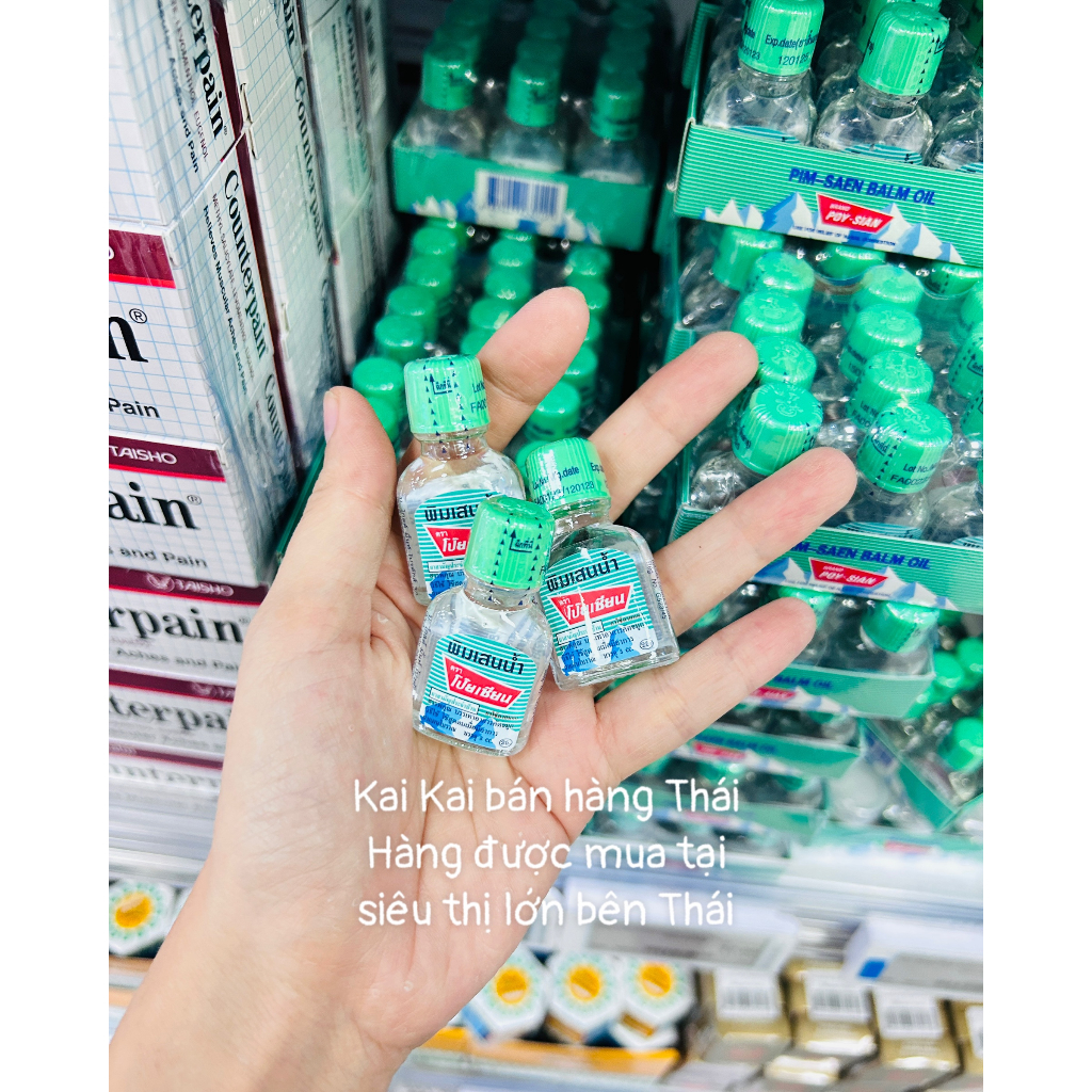 Dầu Gió Thông Mũi Bạc Hà Thảo Dược Poy Sian Thái Lan Cực Kỳ Thơm