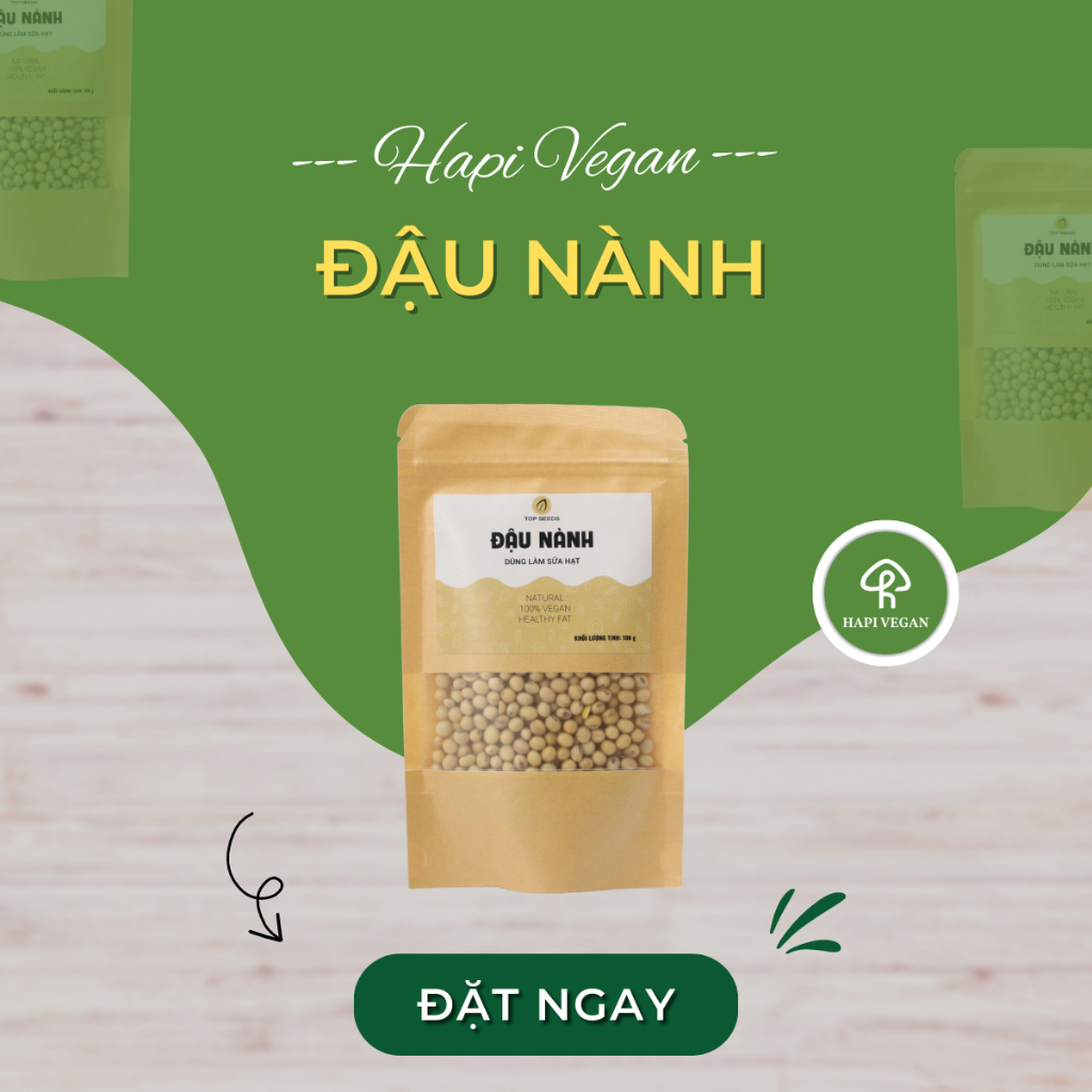 Đậu Nành, Đậu Tương, Đỗ Tương Hữu Cơ Thuần Chủng Không Biến Đổi Gen 100g