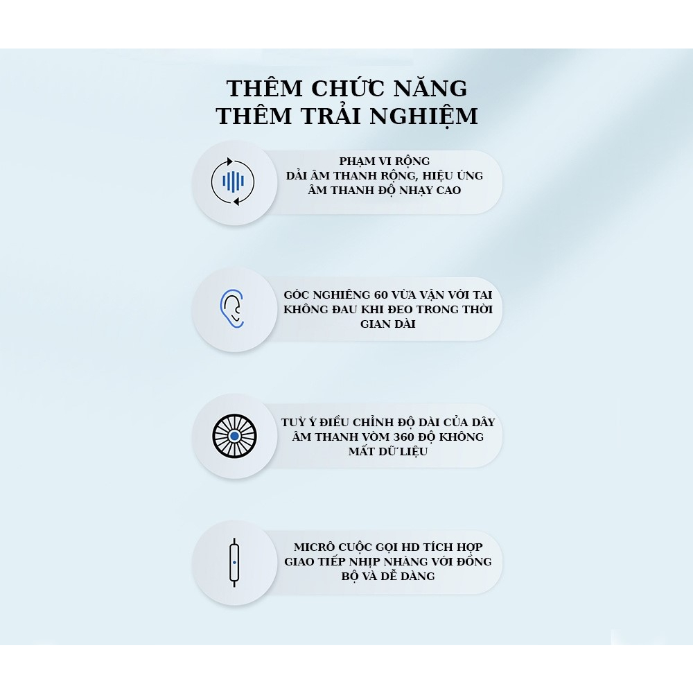 Tai nghe có dây Wekome YA-02 chính hãng tích hợp đàm thoại, nghe nhạc, chơi game cho điện thoại, laptop, PC