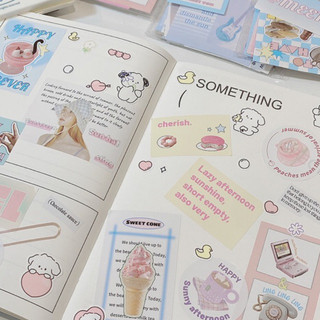 Sticker trang trí sổ cute hình cún