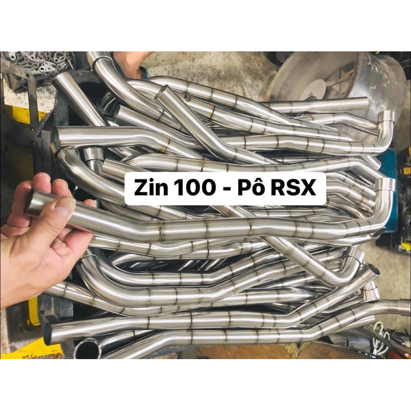 Cổ pô inox 304 không rỉ dành cho wave - dream