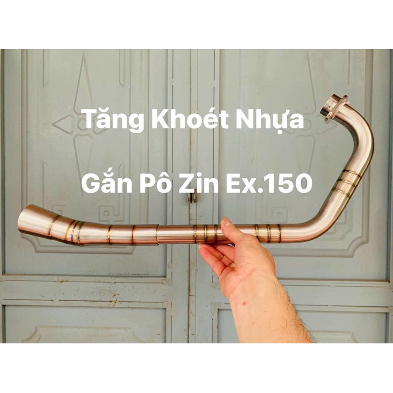 Cổ pô inox 304 không rỉ dành cho wave - dream