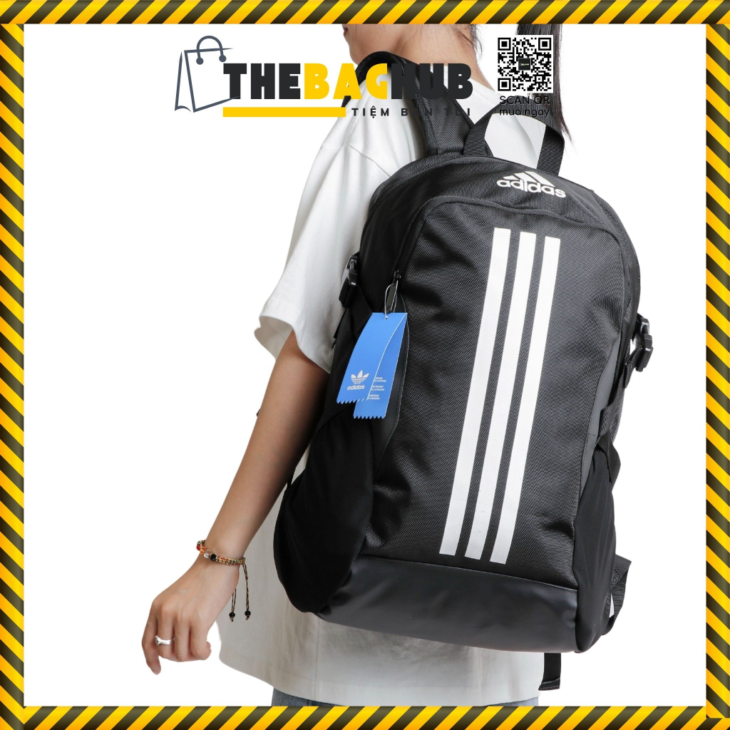 Balo Du Lịch, Balo Thể Thao Adidas 2 Ngăn Khóa Kéo, Chống Thấm Nước, Ngăn Laptop 15.6'' Balo Adidas Power - NEW HOT