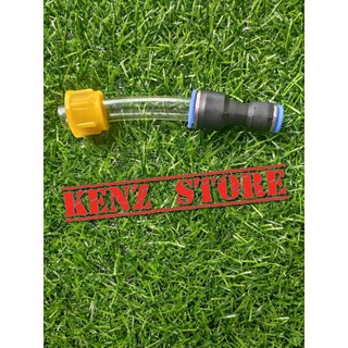 Đầu chuyển ren 17.8mm ra  ống 8mm hoặc 12mm máy bơm đôi