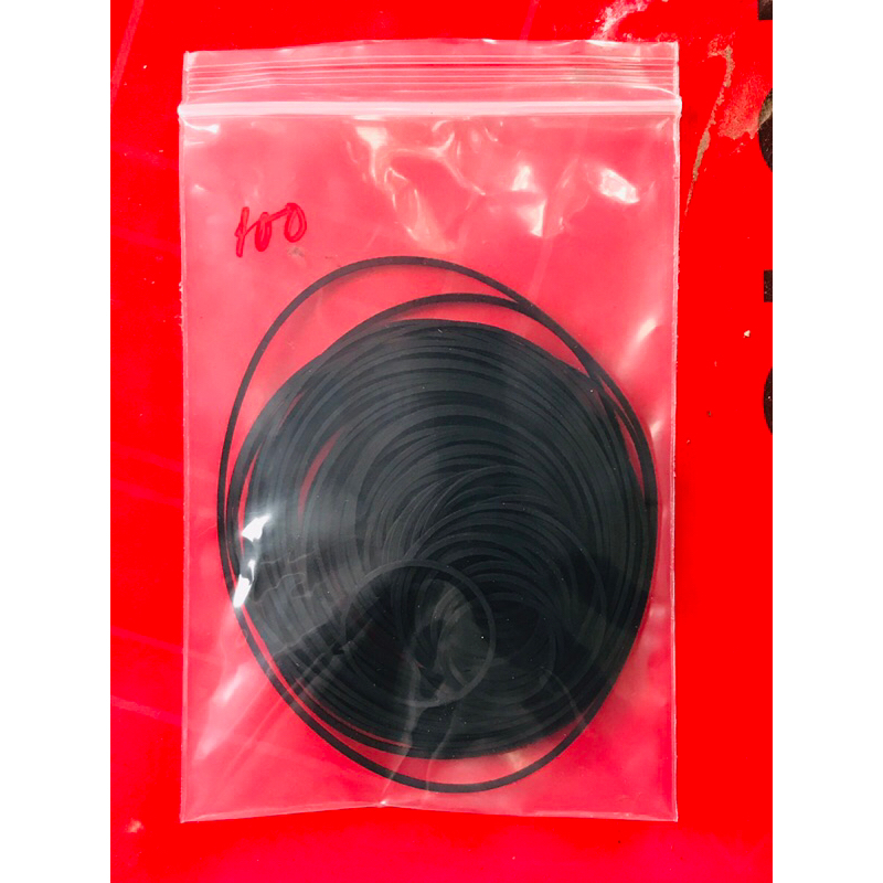 Dây curoa đài,dây vuông 1 ly,100 cái dây các cỡ