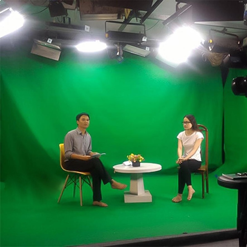 Phông xanh lá quay video tách nền kích thước 1m*1.6m , 2m*1,6m ,3m*1,6m