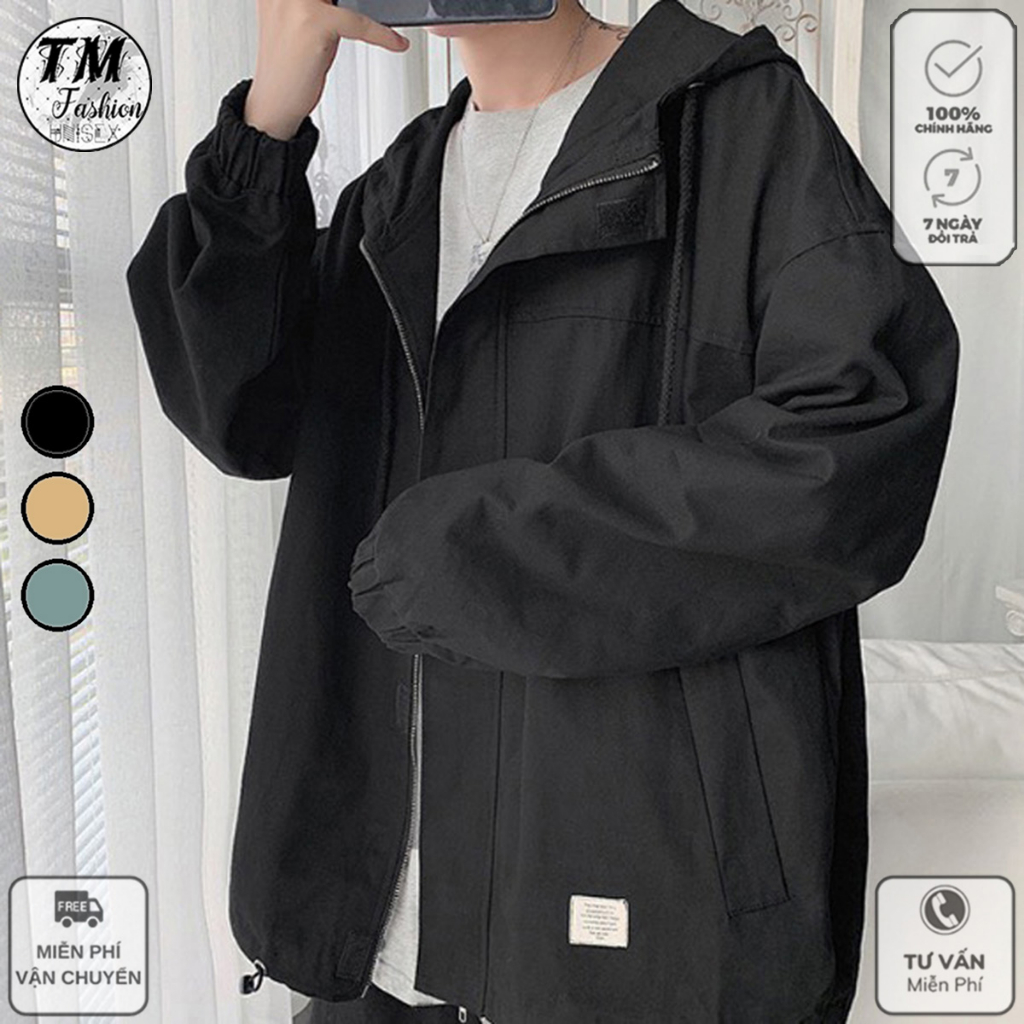 ÁO KHOÁC KAKI Hiệu Form Rộng Nam Nữ Unisex