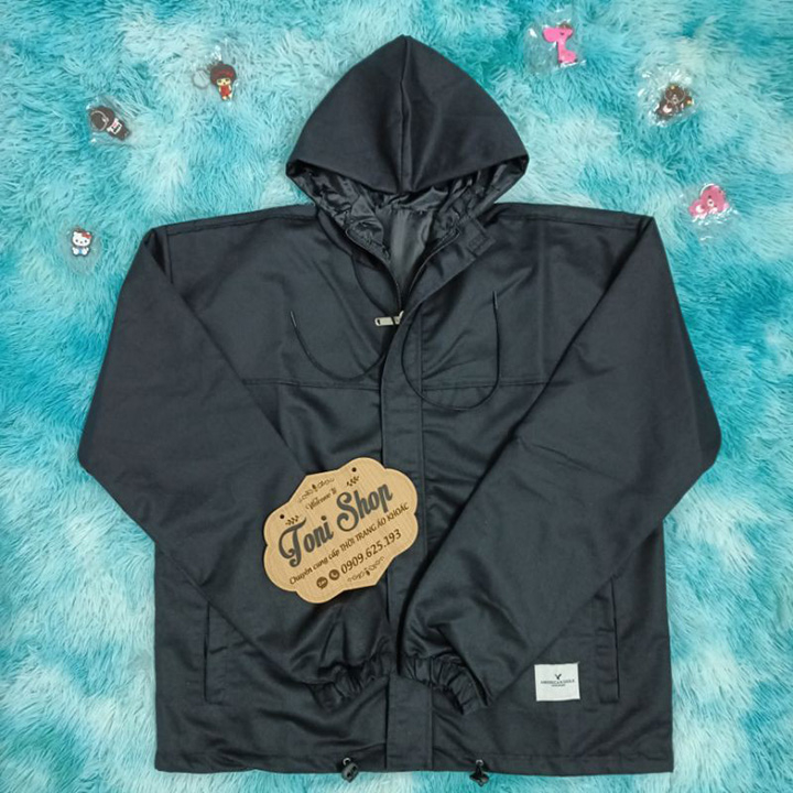 ÁO KHOÁC KAKI Hiệu Form Rộng Nam Nữ Unisex