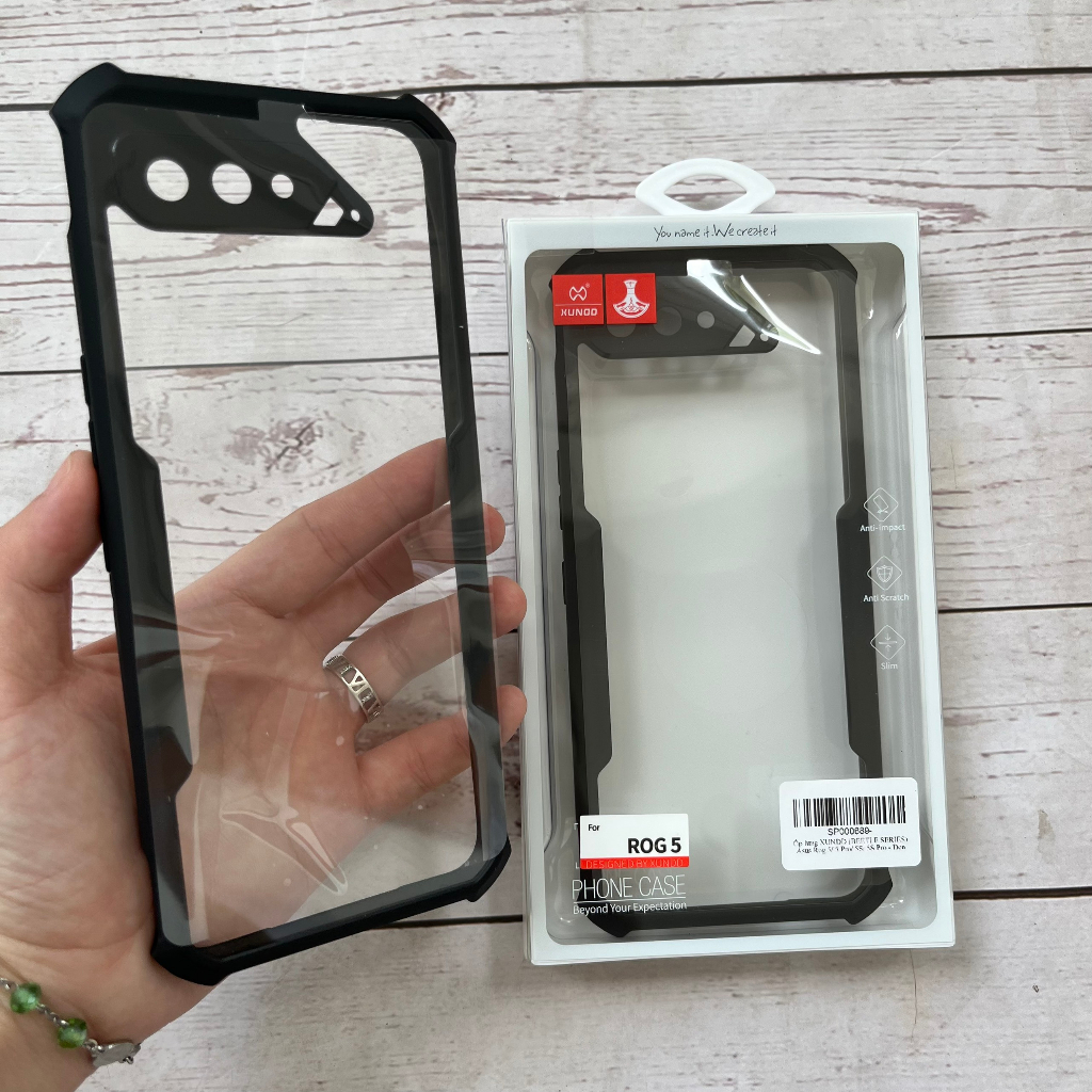 Ốp lưng XUNDD Asus Rog Phone 5/ 5 Pro/ 5S/ 5S Pro - Chống shock, Mặt lưng trong, Viền TPU