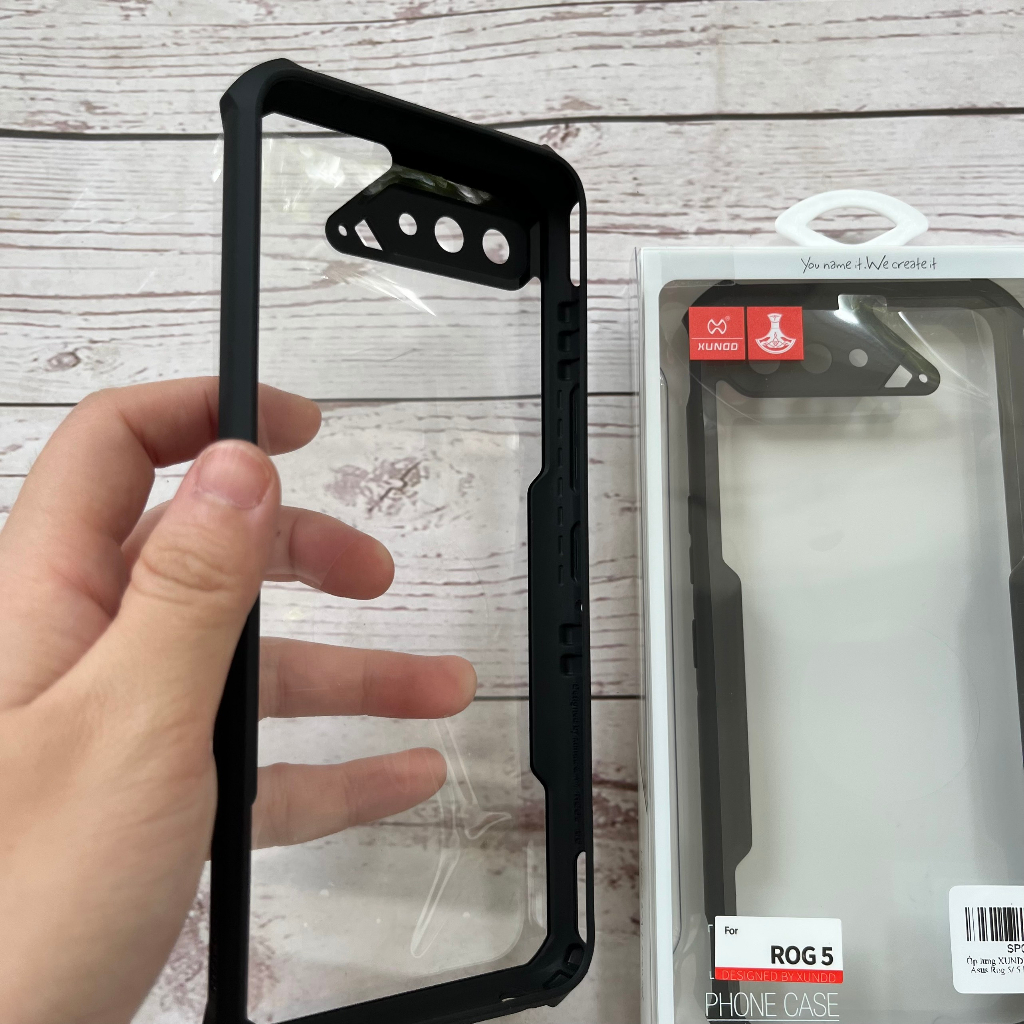 Ốp lưng XUNDD Asus Rog Phone 5/ 5 Pro/ 5S/ 5S Pro - Chống shock, Mặt lưng trong, Viền TPU